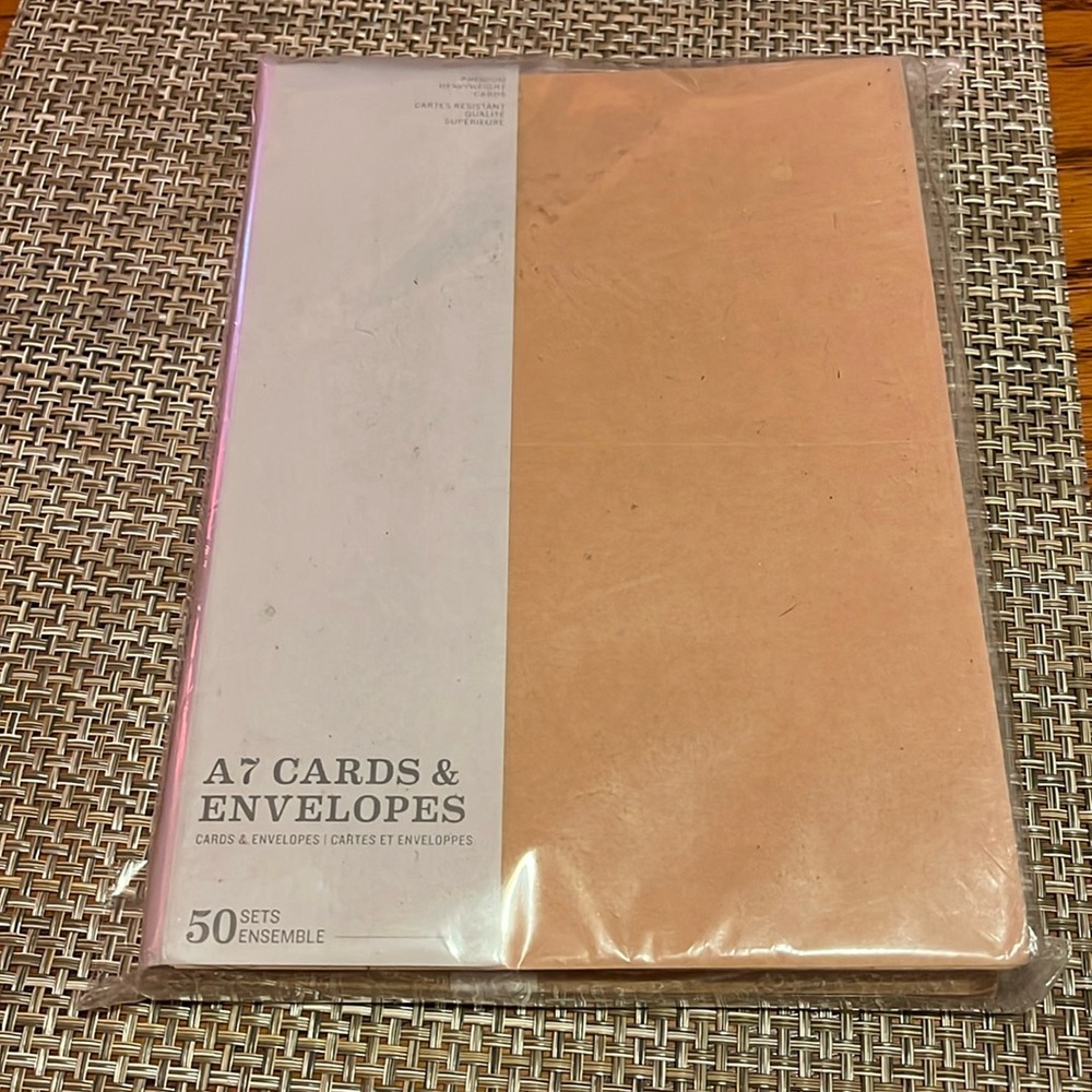 A7 cards and envelope set